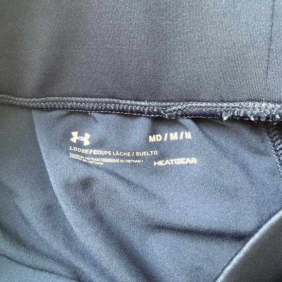 Under Armour Navy Blue Women's Lightweight Athletic Shorts - Picture 2 of 5